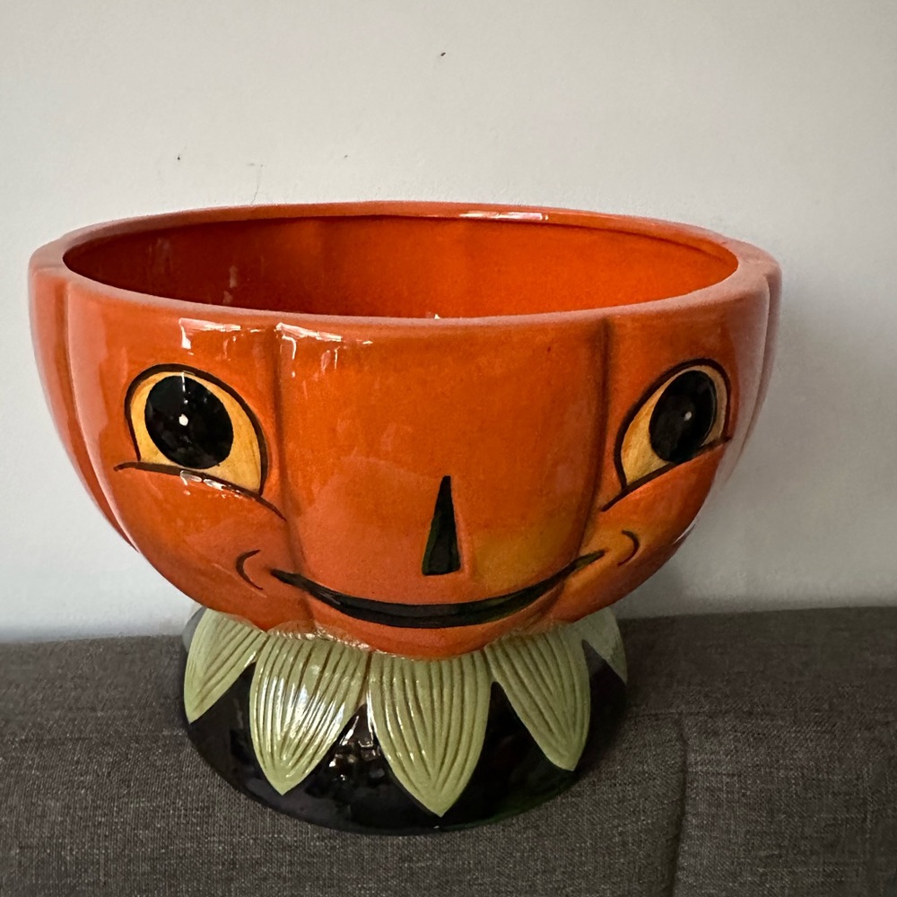 Johanna Parker Halloween Pumpkin Bowl